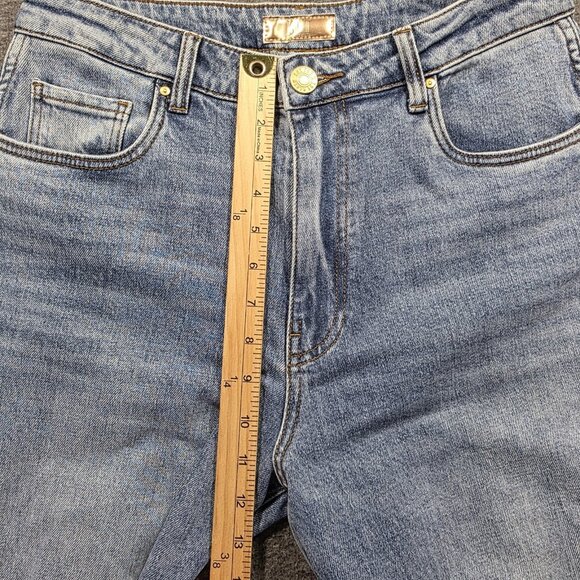 KUT From The Kloth Jeans Womens 4 Blue Melissa Straight Leg High Rise Denim - Picture 8 of 9